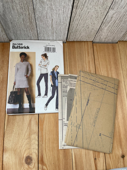 Butterick B6388 Misses Vest Top Dress Pants Sizes 4-14 Uncut FF Sewing Pattern