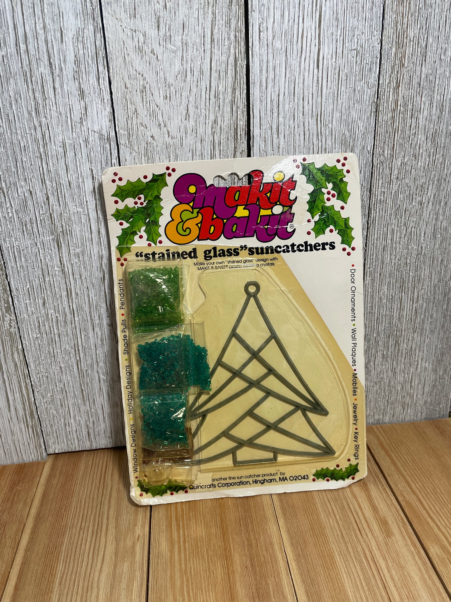 Vtg Makit & Bakit Suncatcher FULL KITS (U Choose Design) Frame and Crystals