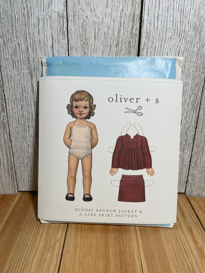 Oliver + S Girls Child Dress and Shorts Physical Pattern (U PIC Pattern) UNCUT FACTORY FOLDED Oliver and S