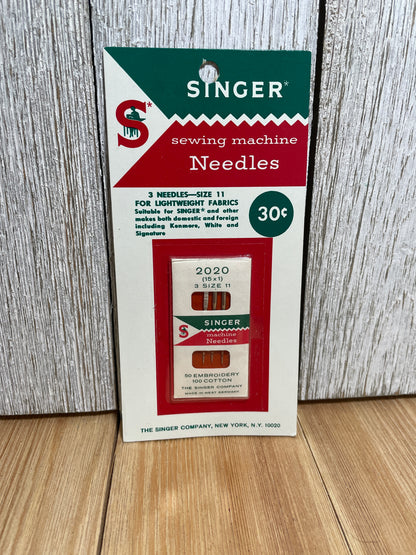 Singer Sealed Premium Sewing Machine Needles (U PICK SIZE)