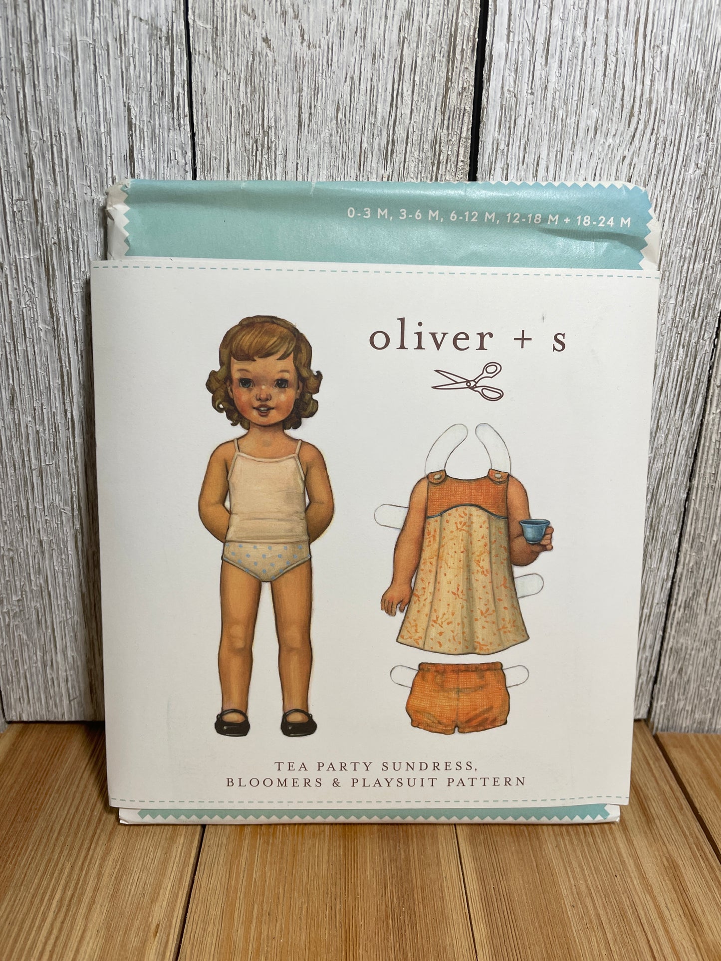 Oliver + S Girls Child Dress and Shorts Physical Pattern (U PIC Pattern) UNCUT FACTORY FOLDED Oliver and S