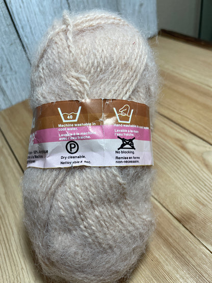 Bucilla Mirage Vintage Yarn Beige Acrylic 2 Skein Bundle