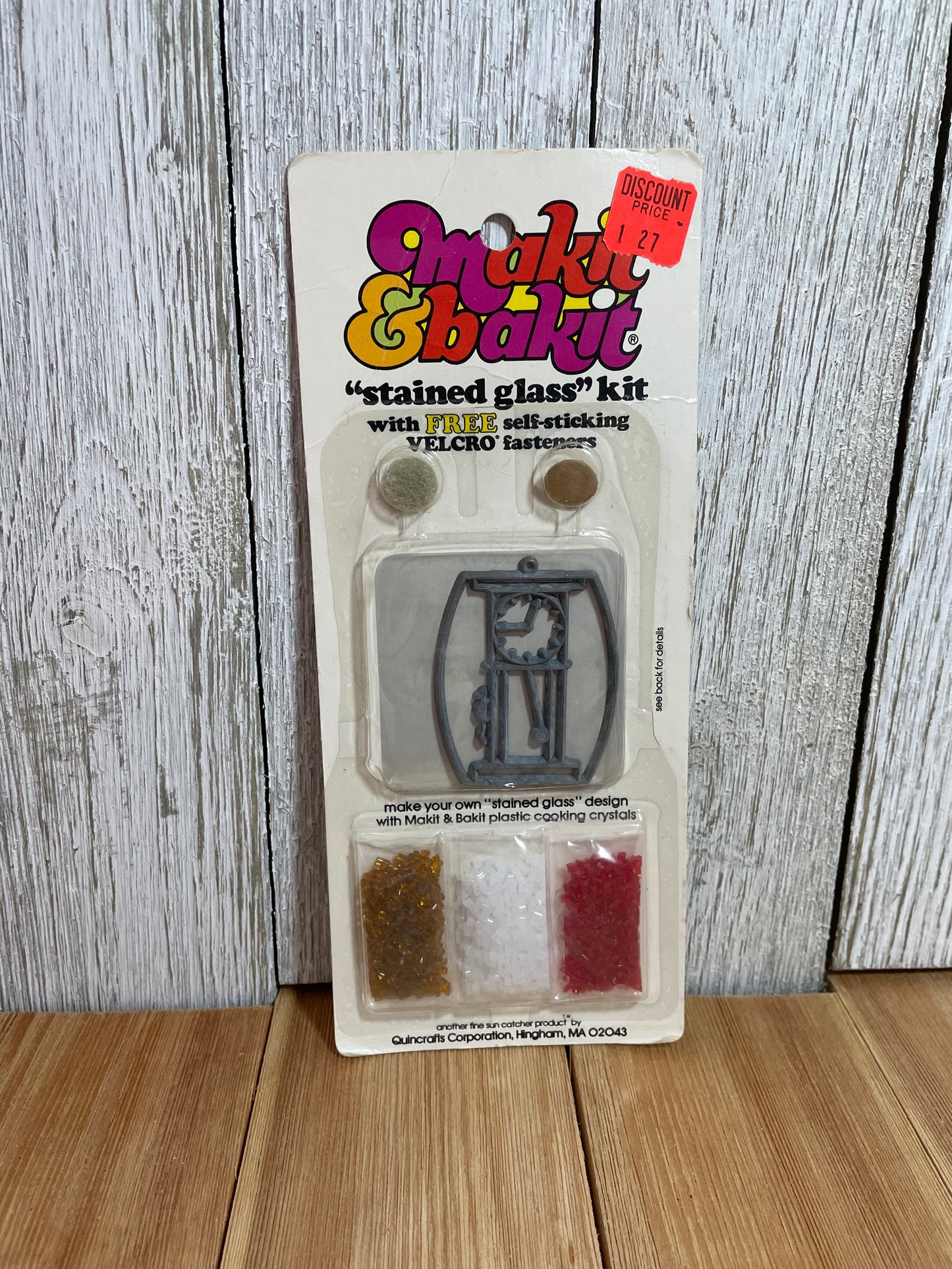 Vtg Makit & Bakit Suncatcher FULL KITS (U Choose Design) Frame and Crystals