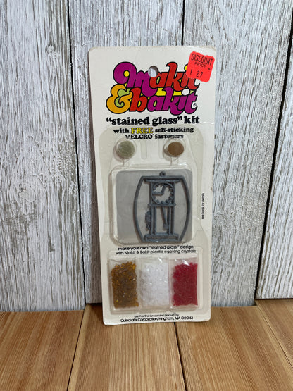 Vtg Makit & Bakit Suncatcher FULL KITS (U Choose Design) Frame and Crystals