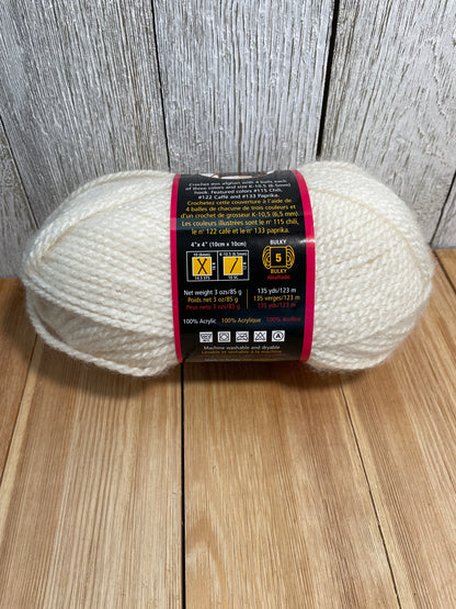 Lion Brand Yarn Jiffy Full Skein Fisherman and Pastel Yellow