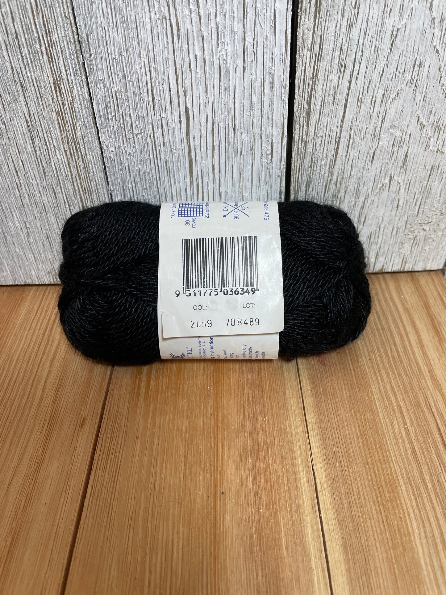 Cleckheaton Tencel Wool Black 2059 lot 708489 Yarn