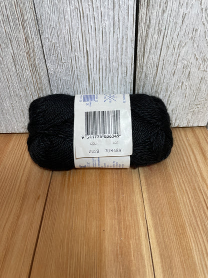 Cleckheaton Tencel Wool Black 2059 lot 708489 Yarn