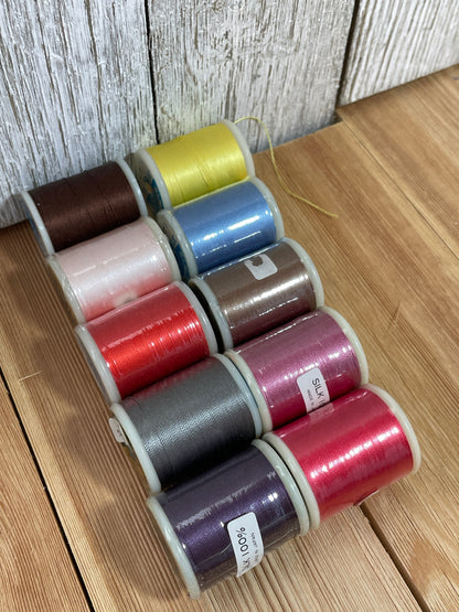 シルクステツチ Silk Stitch Japanese Silk Thread #30 wt Thread Spools (U PIC COLOR)
