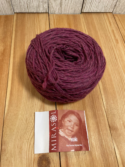 Mirasol Huni Yarn Alexandrite 100% Peruvian Highland Wool Full Skein Pre-Caked