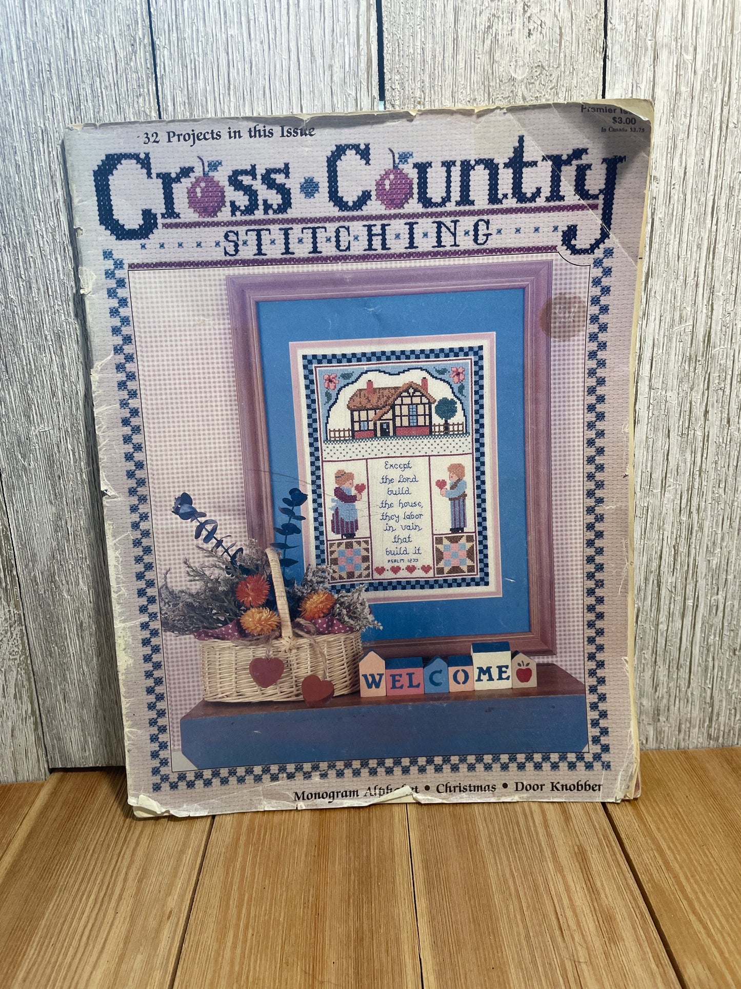 Cross Country Stitching Magazine Cross Stitch Pattern Choose Your Book