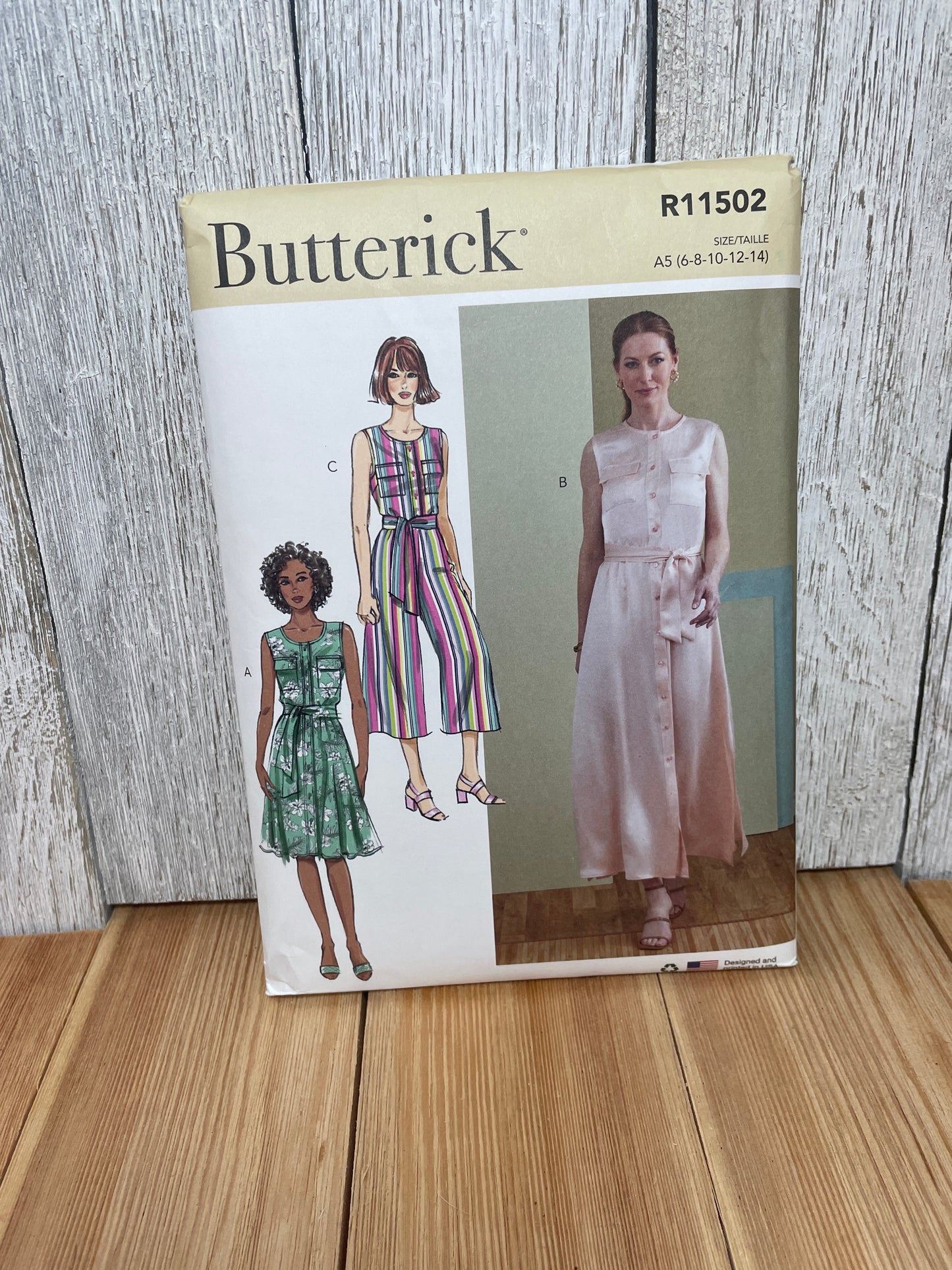 Butterick R11502 Misses Dress Jumpsuit Size 6-14 16-24 Uncut FF Sewing Pattern