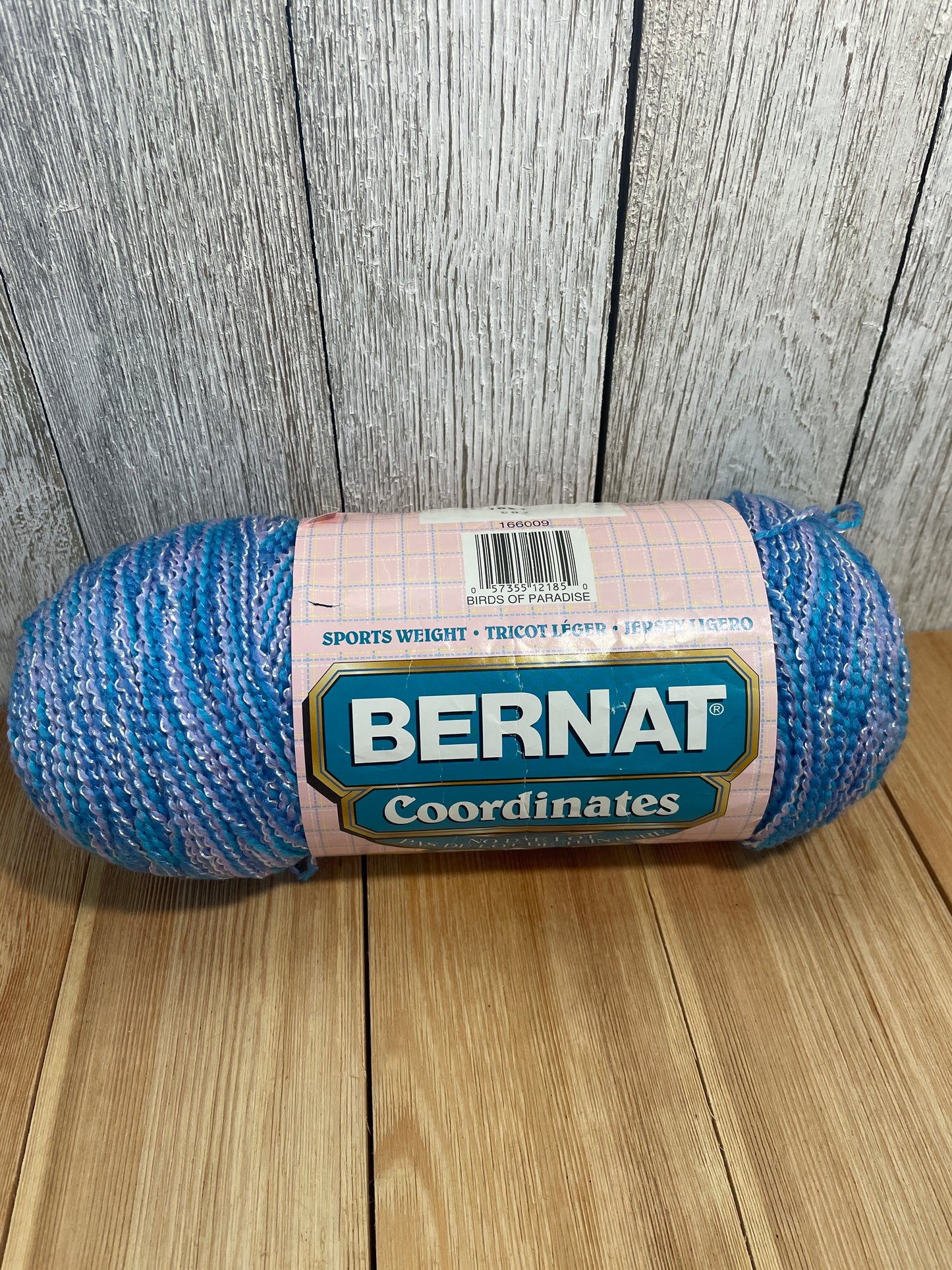 Bernat Coordinates Yarn Color Birds of Paradise Lemon Custard Full Skien