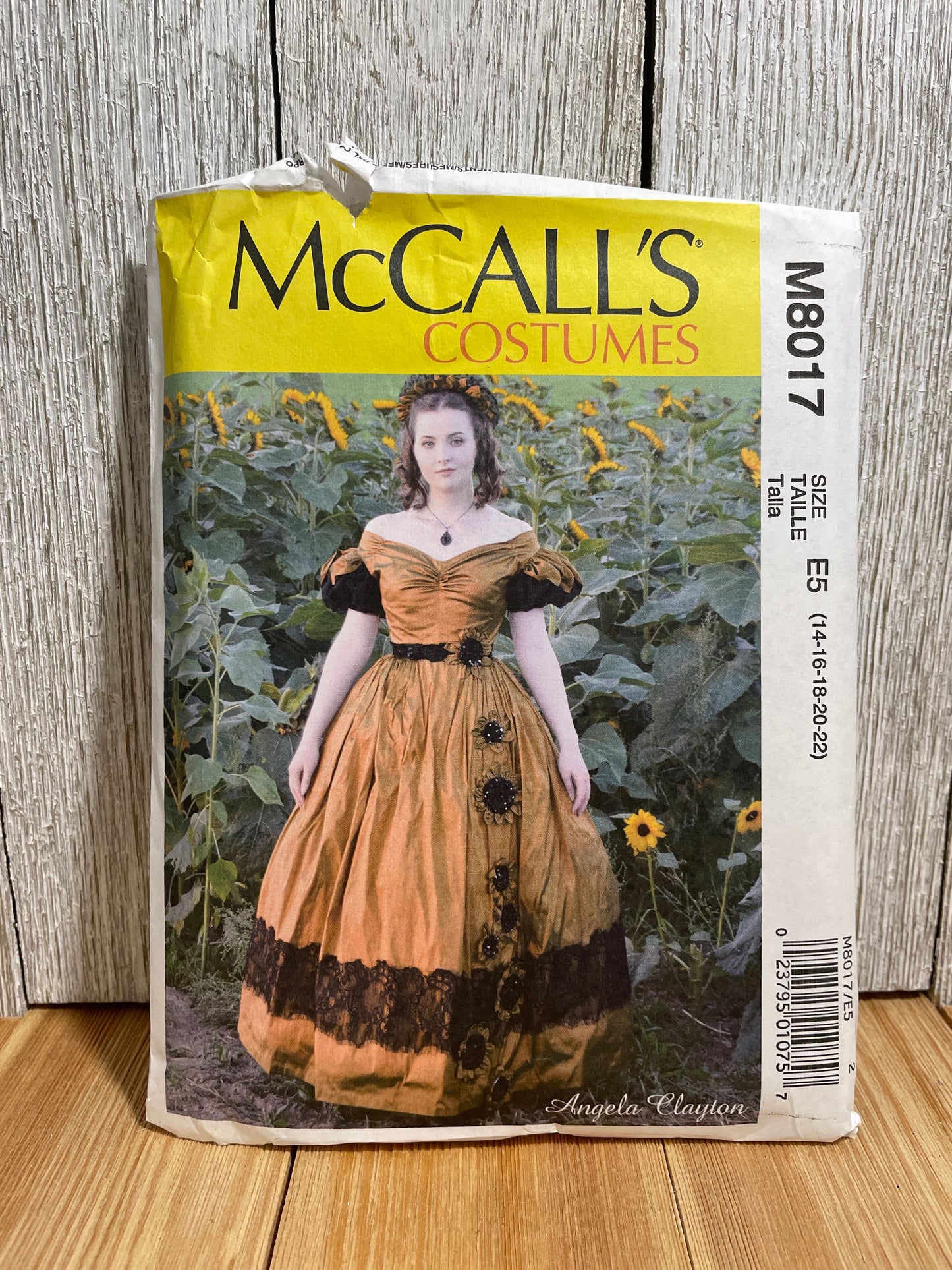 McCall's M8017 Floor Length Day Dress Victorian Size 6-22 Pattern UNCUT FF Halloween Costume