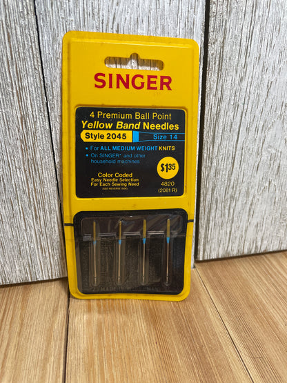 Singer Sealed Premium Sewing Machine Needles (U PICK SIZE)