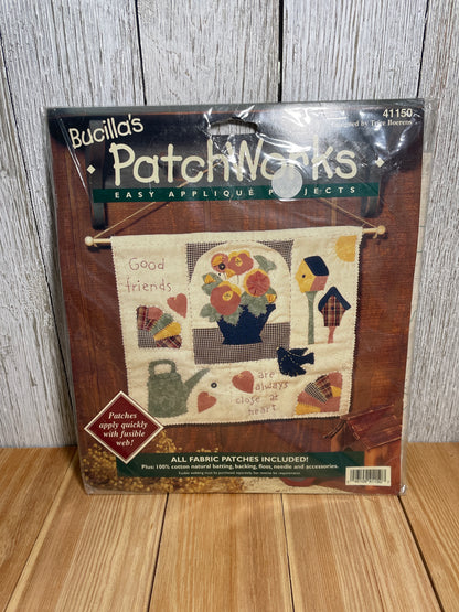Bucilla Patchworks Easy Applique Projects Friendship Sampler 41150 Summer Tapestry Kit NEW UNOPENED