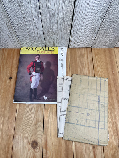 McCall's M7457 Men's Civil War Tailcoat and Pants Size 34-52 Pattern UNCUT FF Halloween Costume