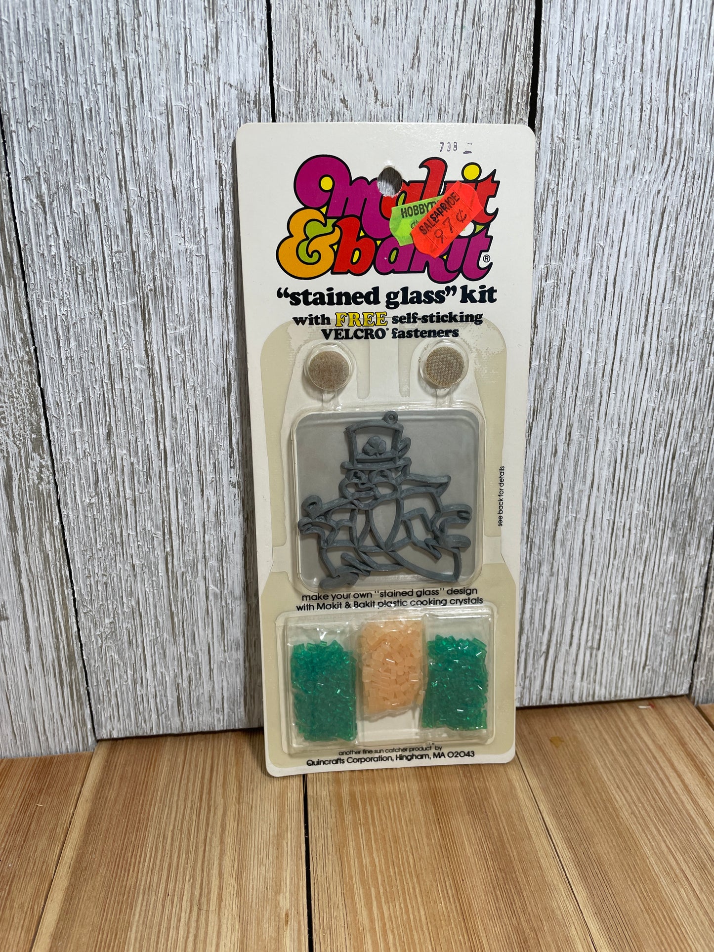 Vtg Makit & Bakit Suncatcher FULL KITS (U Choose Design) Frame and Crystals