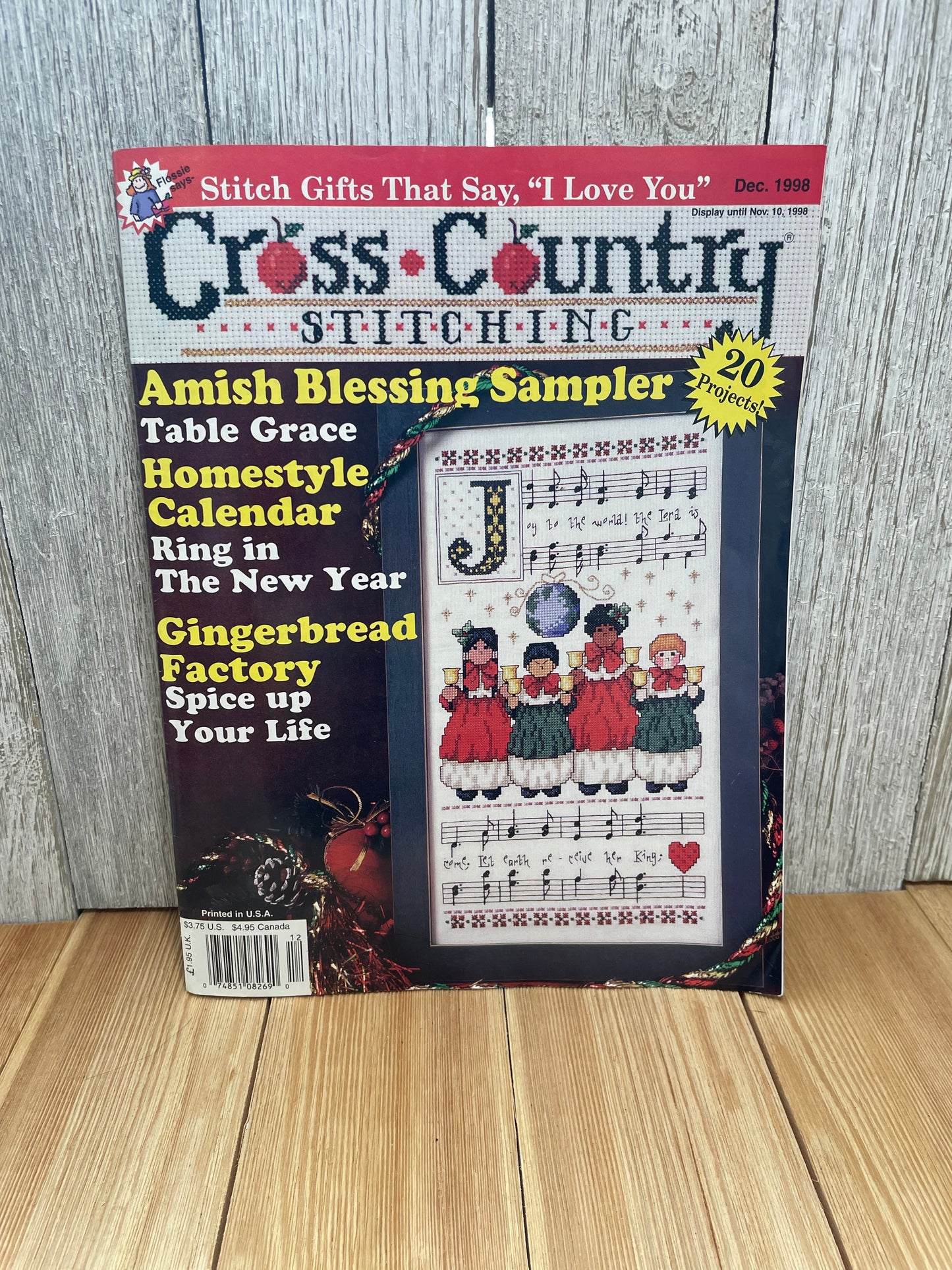 Cross Country Stitching Magazine Cross Stitch Pattern Choose Your Book