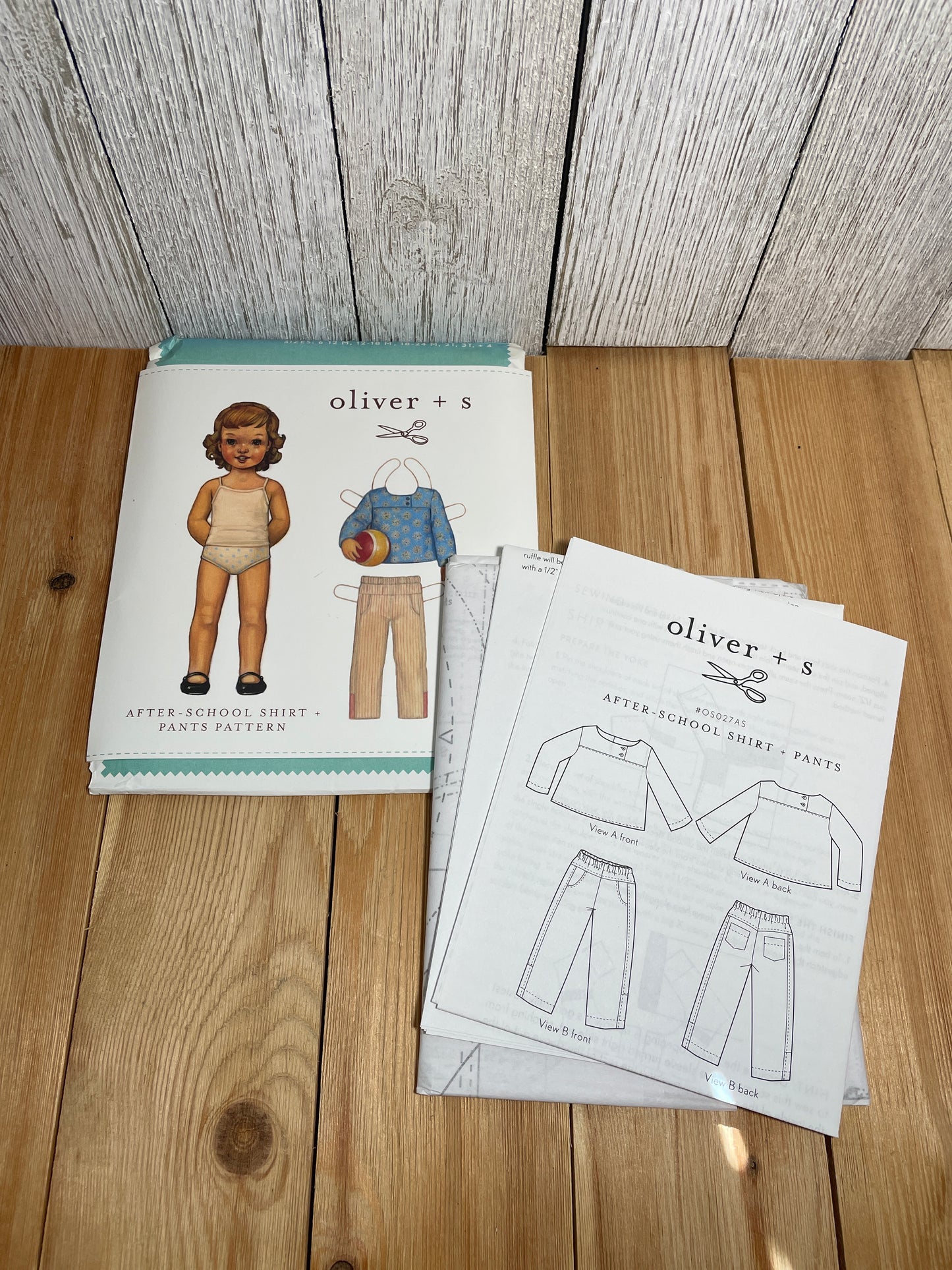 Oliver + S Girls Child Dress and Shorts Physical Pattern (U PIC Pattern) UNCUT FACTORY FOLDED Oliver and S