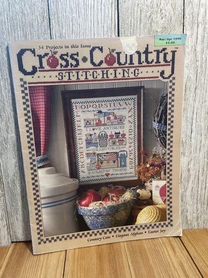 Cross Country Stitching Magazine Cross Stitch Pattern Choose Your Book