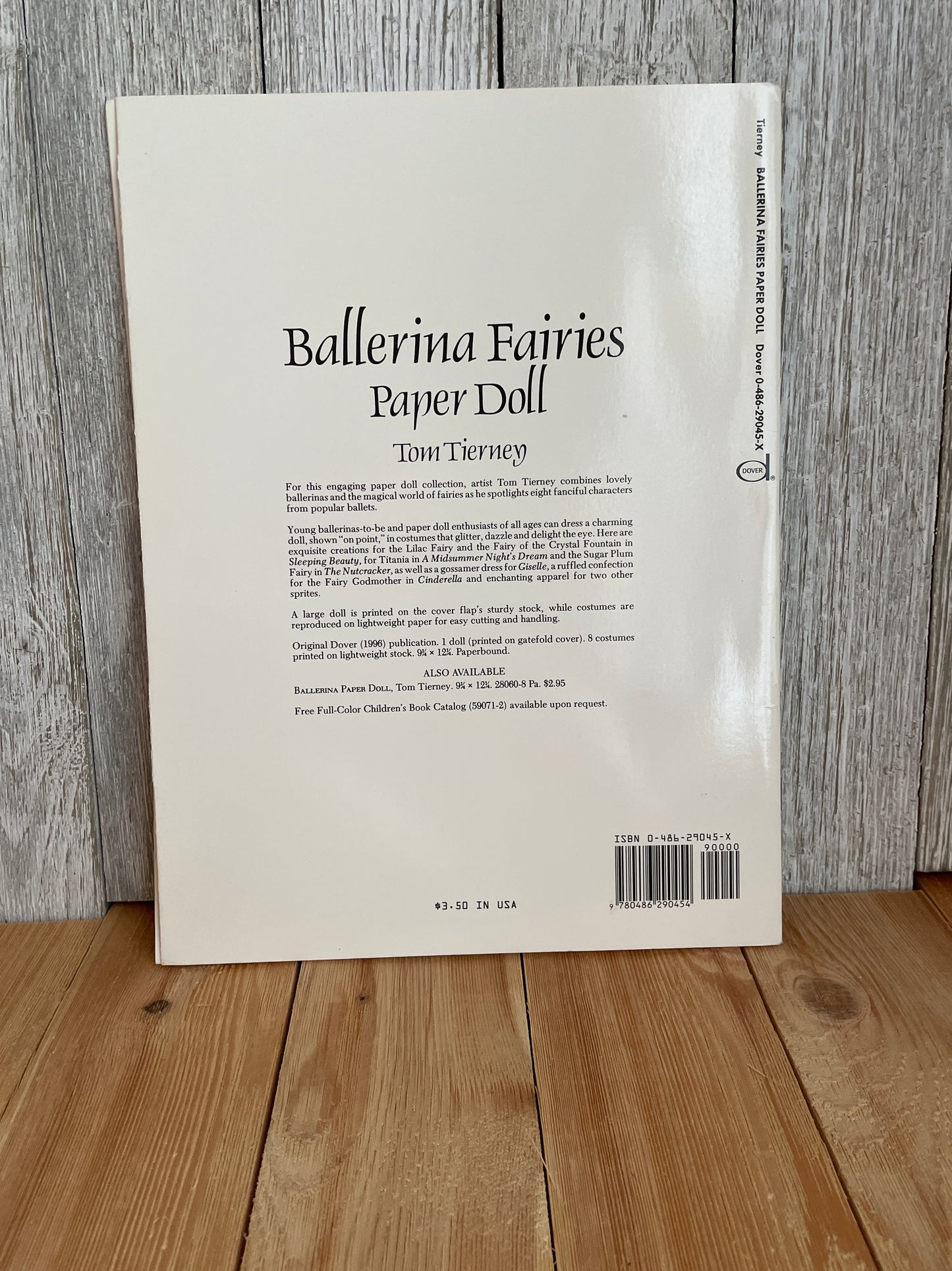 Uncut Paper Dolls in Full Color by Tom Tierney Book New