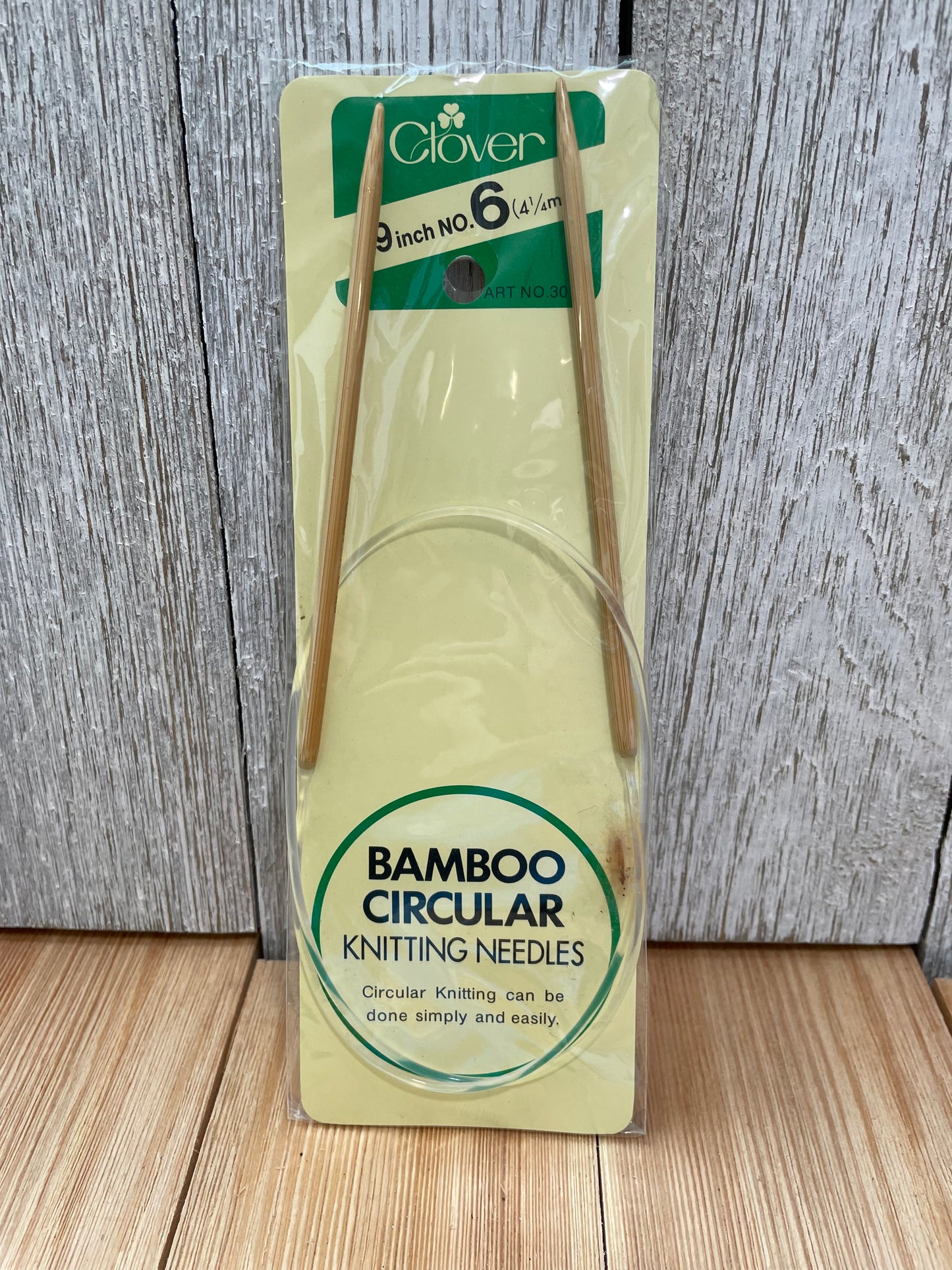 Clover Bamboo Circular Knitting Needles in Original Packaging (U Pick Size)