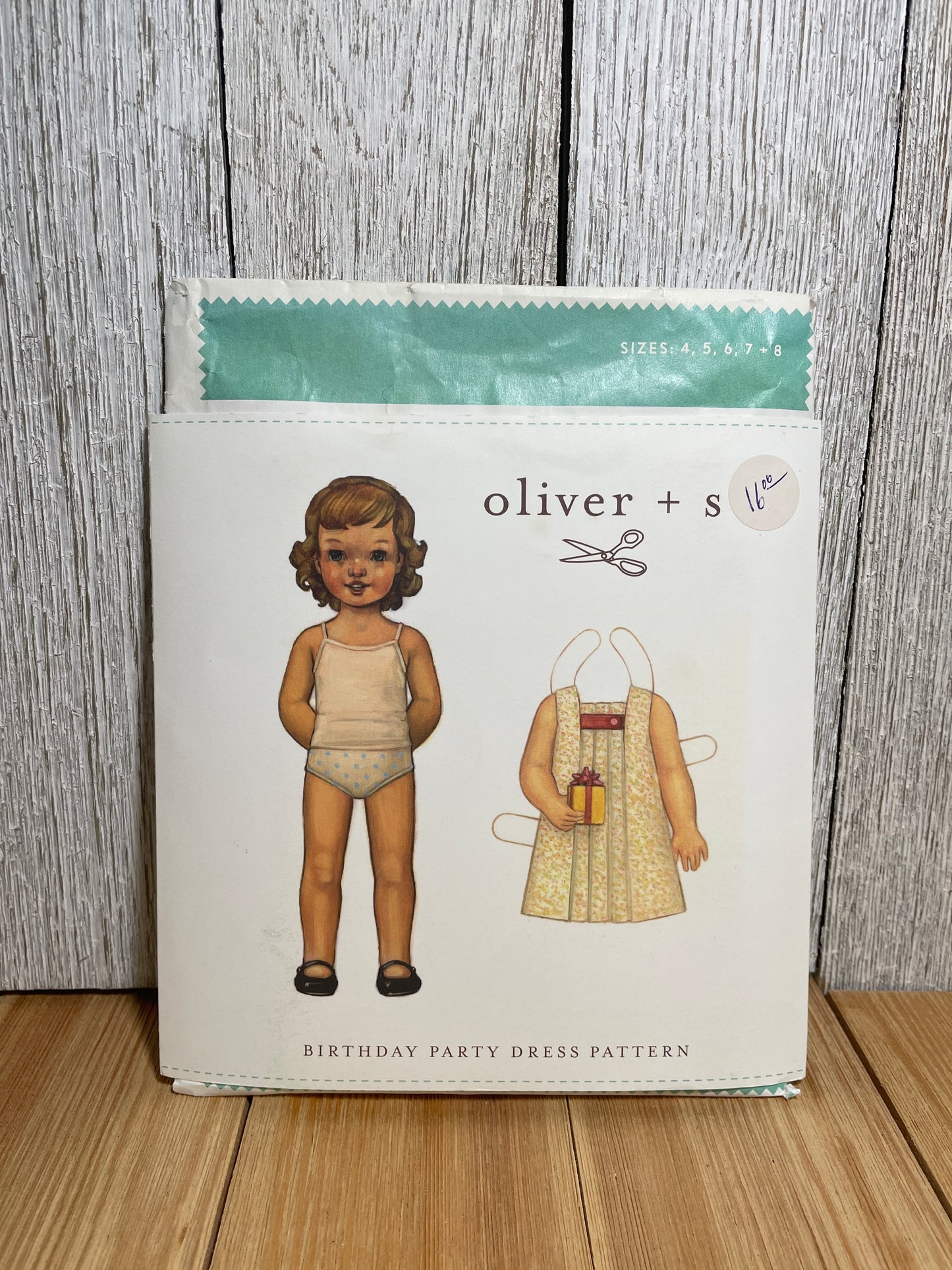 Oliver + S Girls Child Dress and Shorts Physical Pattern (U PIC Pattern) UNCUT FACTORY FOLDED Oliver and S
