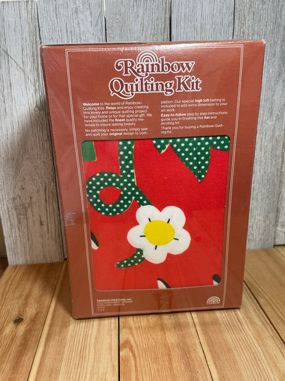 Rainbow Quilting Kit Strawberry Puff Full Kit NEW #5011 Wall hanging or Pillow