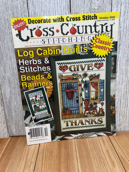 Cross Country Stitching Magazine Cross Stitch Pattern Choose Your Book
