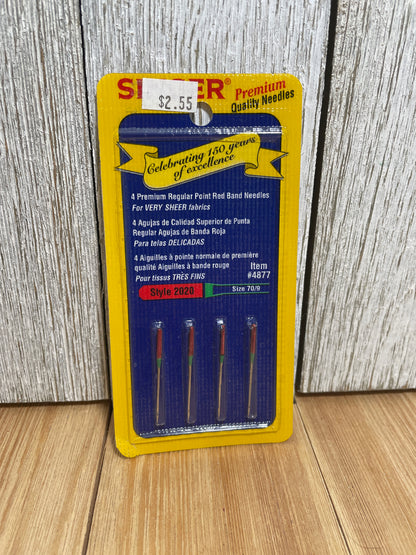 Singer Sealed Premium Sewing Machine Needles (U PICK SIZE)