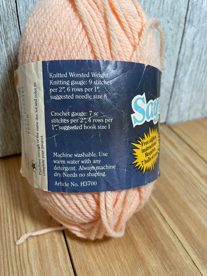 VINTAGE Sayelle 6 3735 Country Peach Yarn