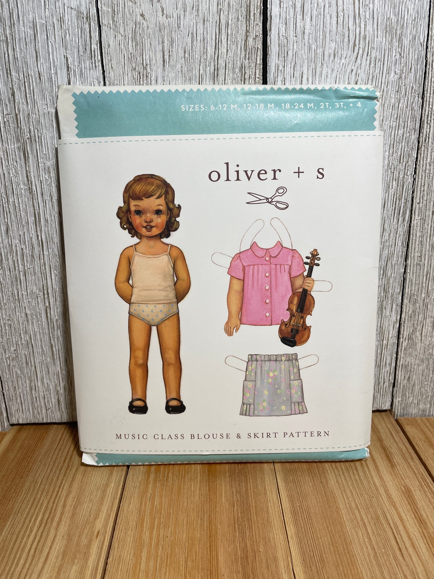 Oliver + S Girls Child Dress and Shorts Physical Pattern (U PIC Pattern) UNCUT FACTORY FOLDED Oliver and S