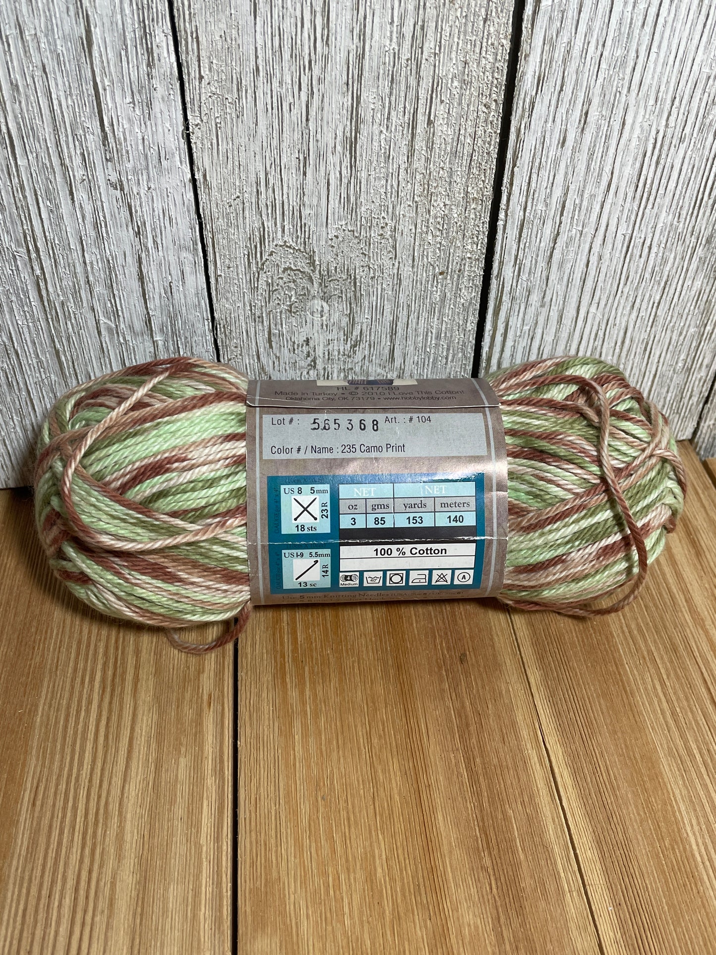 I Love This Cotton Worsted Cotton Yarn Solid and Print (U PIC Bundle)