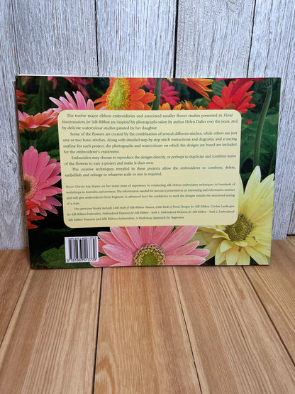 Floral Interpretations for Silk Ribbon Helen Dafter Book Embroidery