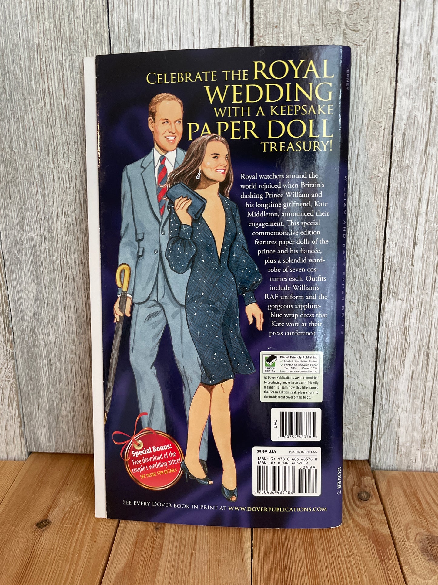 Uncut Paper Dolls in Full Color by Tom Tierney Book New
