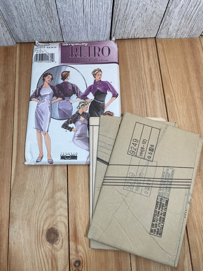 Simplicity 9249 Retro Shrug Costume Pattern Size 6-12 Uncut FF Halloween