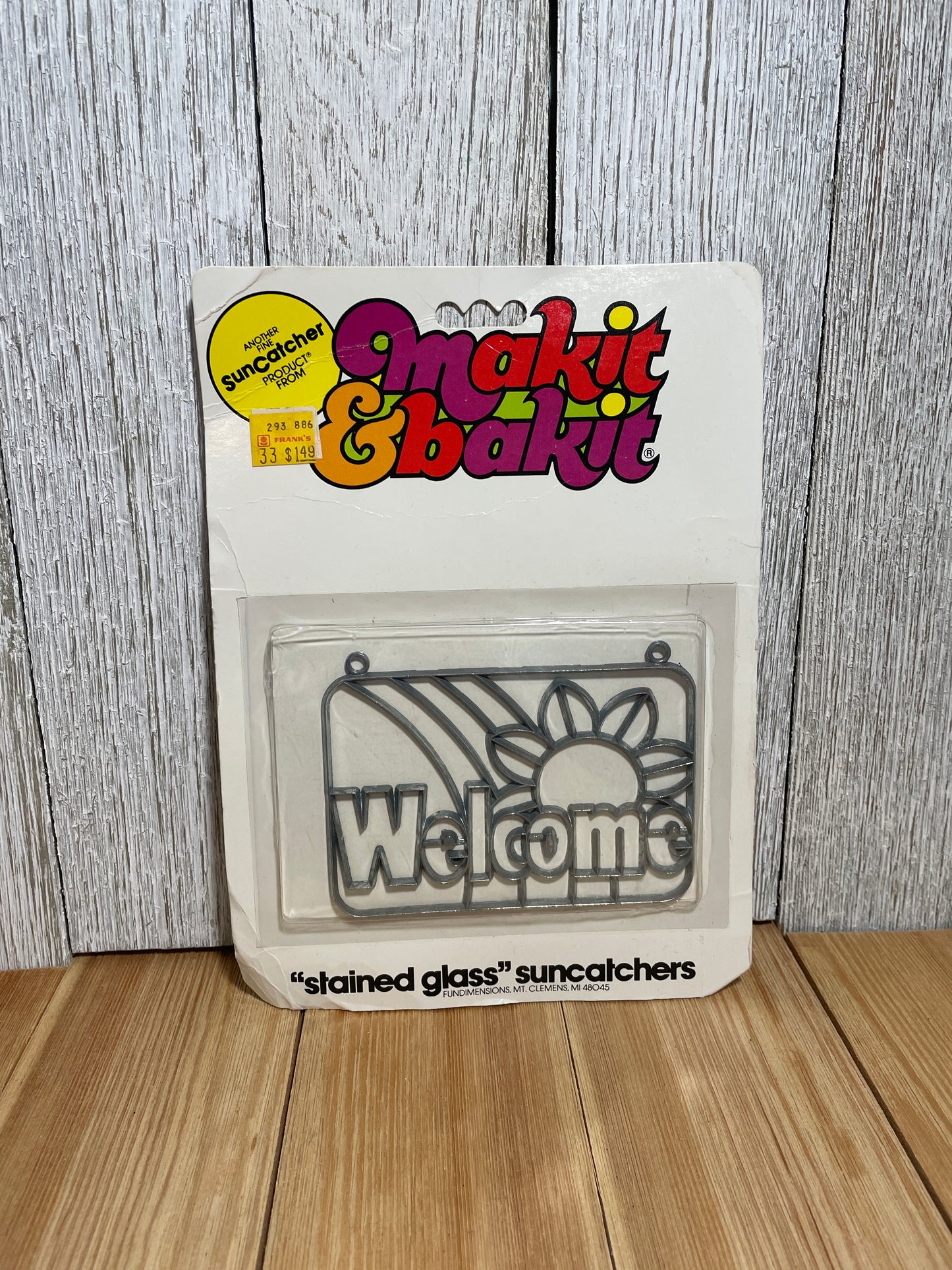 Vtg Makit & Bakit Suncatcher Frame (U Choose Design)
