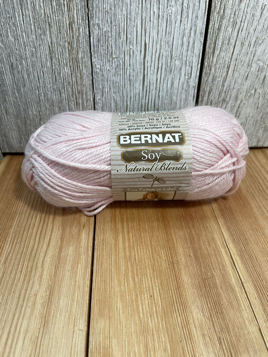Bernat Soy Natural Blends Yarn Rice Sugar Cane Seasalt (Pic Ur Color) Full Skein