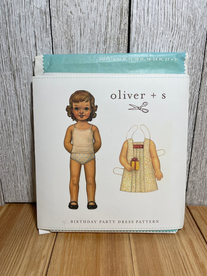 Oliver + S Girls Child Dress and Shorts Physical Pattern (U PIC Pattern) UNCUT FACTORY FOLDED Oliver and S