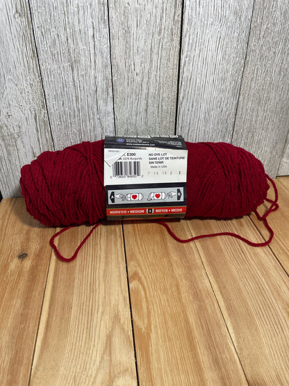 Vintage Red Heart Super Saver Yarn Solid/ Metallic/ Striped/ Ombre Full Skien or Partial Skein (U Pick Color)