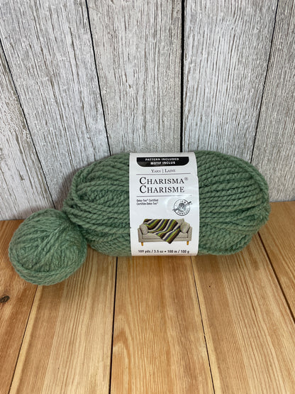 Loops and Thread Chrisma Yarn Sage Full Skein Dye Lot 2719