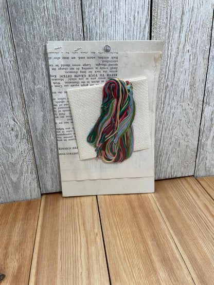 Lynn Craft Weekend Cross Stitch Raspberry Kit #51 75 NEW UNOPEN