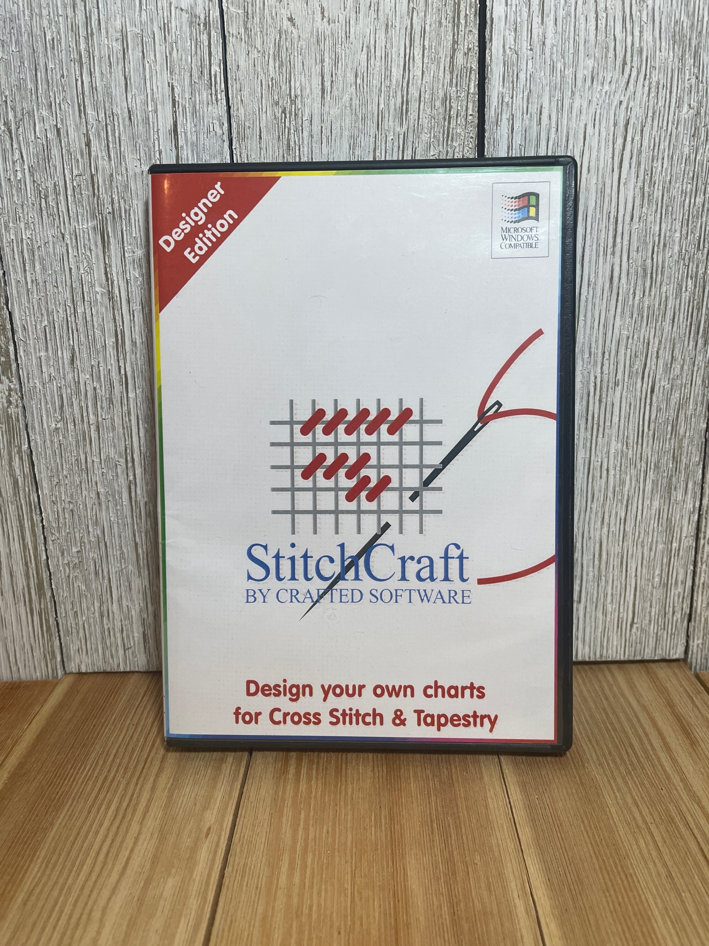 Stitch Craft by Crafted Software Designer Edition Cross Stitch Pattern Designer Great Condition