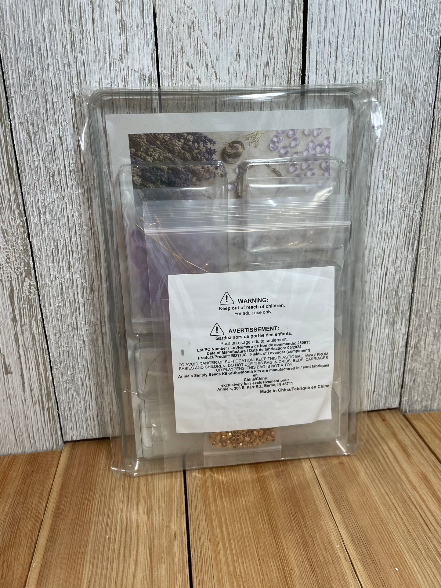 Annies Simply Beads Kit of the Month Feilds of Lavender and Chasing Sunsets Beginner Jewelry Kit (U PIC KIT)