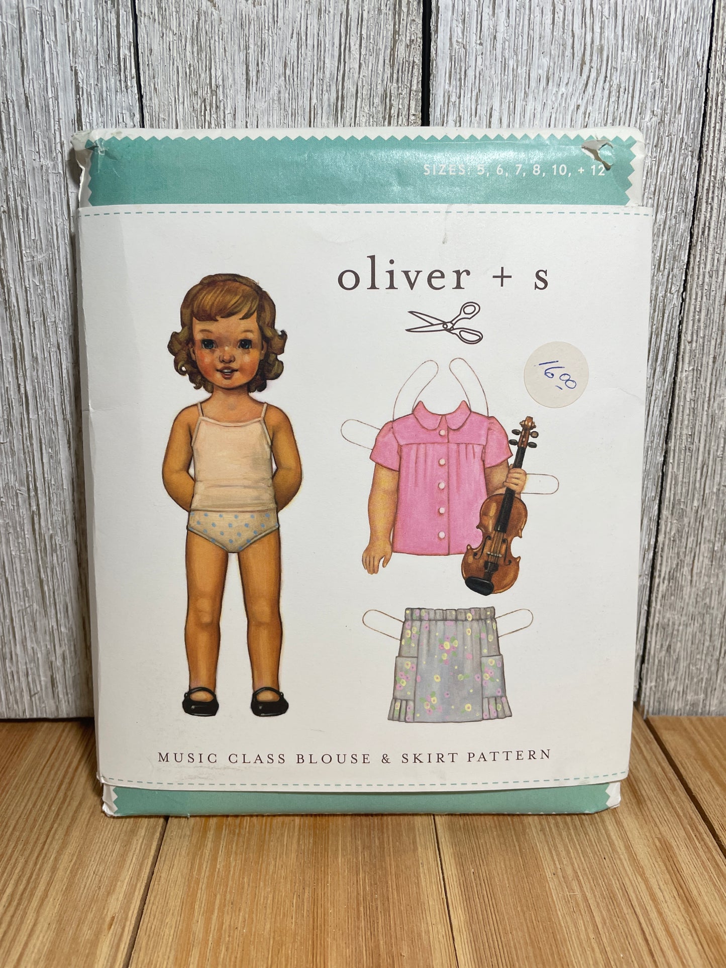 Oliver + S Girls Child Dress and Shorts Physical Pattern (U PIC Pattern) UNCUT FACTORY FOLDED Oliver and S