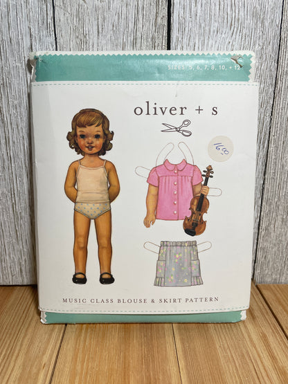 Oliver + S Girls Child Dress and Shorts Physical Pattern (U PIC Pattern) UNCUT FACTORY FOLDED Oliver and S