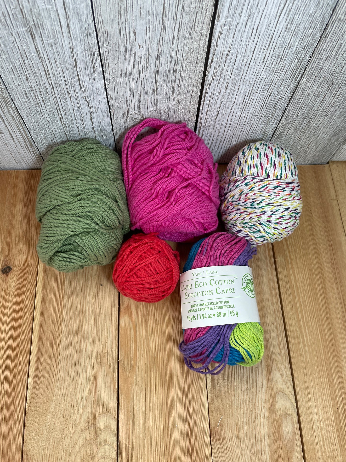 Mystery Cotton Yarn 5 Skein Bundle Loops and Thread and Sugar n Cream