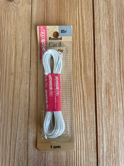 Vintage NOS Elastic Cording Stretch Elastic Pick your Notion