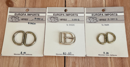 Vintage Belt Buckles 1950's mod Mother of Pearl Metal Pick your bundle Replacement buckles