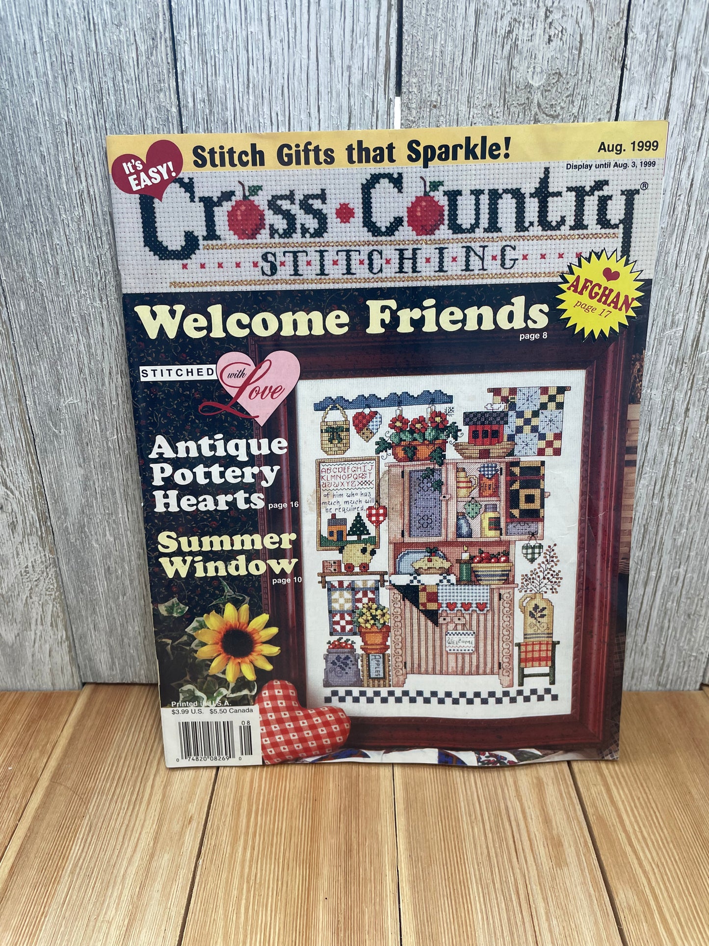 Cross Country Stitching Magazine Cross Stitch Pattern Choose Your Book